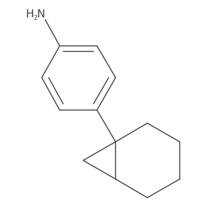 4-Bicyclo[4.1.0]hept-1-ylbenzenamine结构式