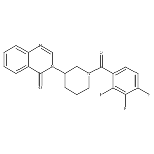 3-(1-(2,3,4-trifluorobenzoyl)piperidin-3-yl)quinazolin-4(3H)-one Structure