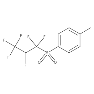 4-(1',1'-Difluoro-2'-fluoro-3',3',3',-trifluoropropylsulfonyl)-toluene结构式