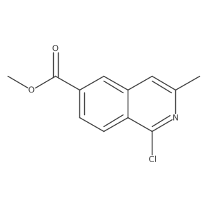 Methyl 1-chloro-3-methylisoquinoline-6-carboxylate Structure
