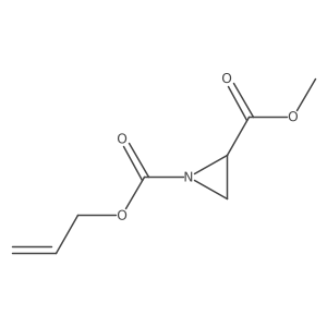 2-methyl 1-prop-2-en-1-yl (2S)-aziridine-1,2-dicarboxylate Structure