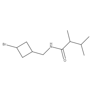 N-[(3-bromocyclobutyl)methyl]-2,3-dimethylbutanamide Structure