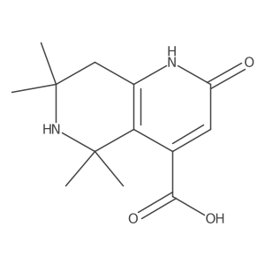 2-Hydroxy-5,5,7,7-tetramethyl-5,6,7,8-tetrahydro-1,6-naphthyridine-4-carboxylic acid Structure