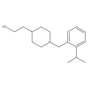 2-(4-{[2-(Propan-2-yl)phenyl]methyl}piperazin-1-yl)ethan-1-ol Structure