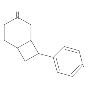 (1S,6R,8S)-8-(pyridin-4-yl)-3-azabicyclo[4.2.0]octane Structure