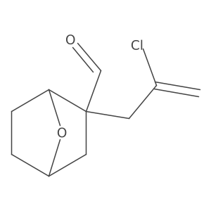 2-(2-Chloroprop-2-en-1-yl)-7-oxabicyclo[2.2.1]heptane-2-carbaldehyde结构式