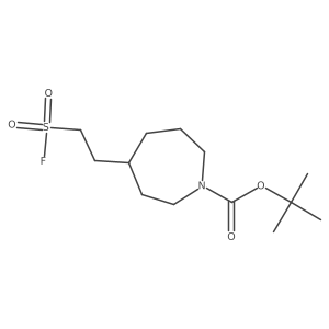 Tert-butyl 4-[2-(fluorosulfonyl)ethyl]azepane-1-carboxylate结构式