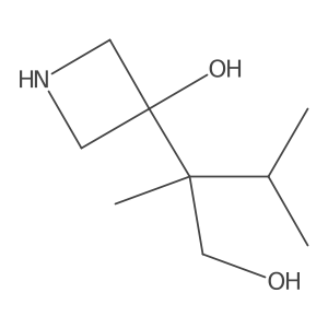 3-(1-Hydroxy-2,3-dimethylbutan-2-yl)azetidin-3-ol Structure
