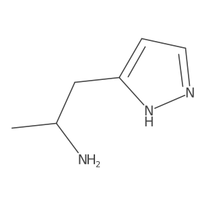 (2R)-1-(1H-pyrazol-3-yl)propan-2-amine Structure