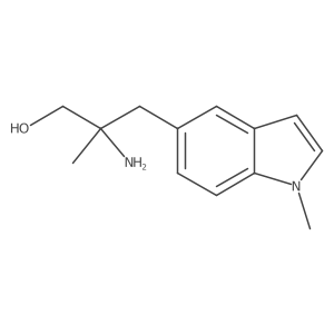 2-amino-2-methyl-3-(1-methyl-1H-indol-5-yl)propan-1-ol结构式