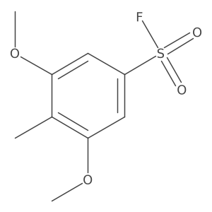 3,5-Dimethoxy-4-methylbenzene-1-sulfonyl fluoride Structure