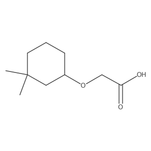 2-[(3,3-Dimethylcyclohexyl)oxy]acetic acid结构式