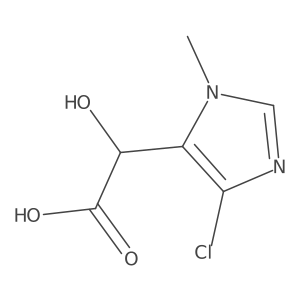 2-(4-chloro-1-methyl-1H-imidazol-5-yl)-2-hydroxyacetic acid Structure