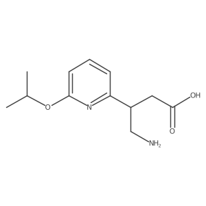 4-Amino-3-[6-(propan-2-yloxy)pyridin-2-yl]butanoic acid Structure