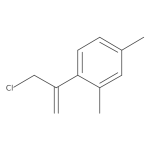 1-(3-Chloroprop-1-en-2-yl)-2,4-dimethylbenzene结构式