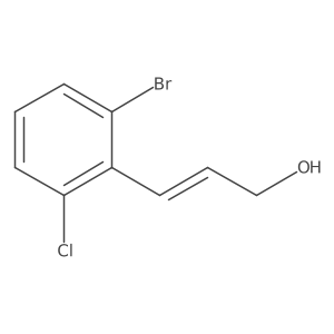 3-(2-Bromo-6-chlorophenyl)prop-2-en-1-ol结构式