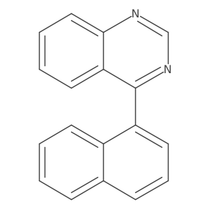 4-(1-Naphthalenyl)quinazoline结构式