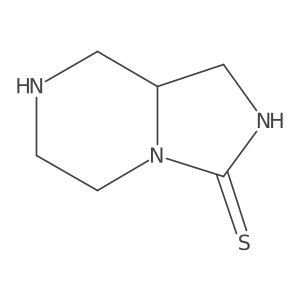 1H,5H,6H,7H,8H,8aH-imidazo[1,5-a]piperazine-3-thiol Structure