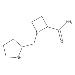 1-{[(2R)-pyrrolidin-2-yl]methyl}azetidine-2-carboxamide Structure