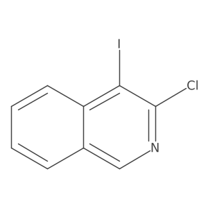 3-Chloro-4-iodoisoquinoline Structure