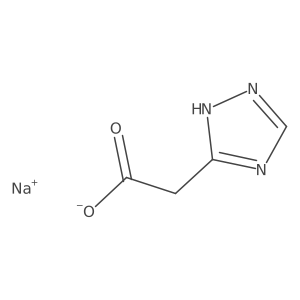Sodium 2-(1H-1,2,4-triazol-5-yl)acetate结构式