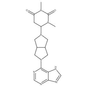 1,3-dimethyl-6-[5-(7H-purin-6-yl)-1,3,3a,4,6,6a-hexahydropyrrolo[3,4-c]pyrrol-2-yl]-1,3-diazinane-2,4-dione Structure