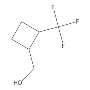 ((1R,2R)-2-(Trifluoromethyl)cyclobutyl)methanol结构式