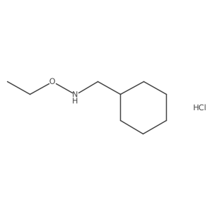 N-(cyclohexylmethyl)-O-ethylhydroxylamine hydrochloride Structure