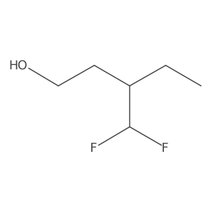 3-(Difluoromethyl)pentan-1-ol结构式