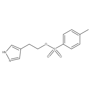 2-(1H-pyrazol-4-yl)ethyl 4-methylbenzene-1-sulfonate Structure