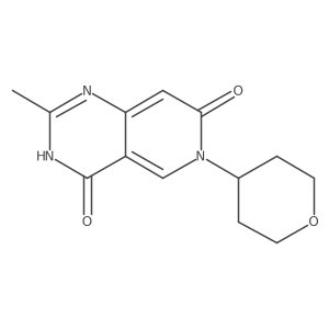 4-Hydroxy-2-methyl-6-(oxan-4-YL)-6H,7H-pyrido[4,3-D]pyrimidin-7-one Structure