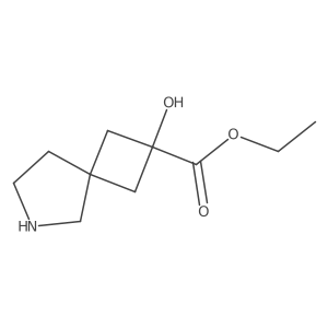 Ethyl 2-hydroxy-6-azaspiro[3.4]octane-2-carboxylate Structure