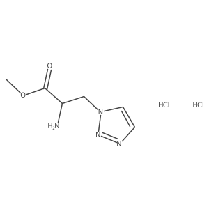 methyl (2S)-2-amino-3-(1H-1,2,3-triazol-1-yl)propanoate dihydrochloride Structure