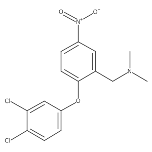 2-(3,4-Dichlorophenoxy)-N,N-dimethyl-5-nitrobenzenemethanamine Structure
