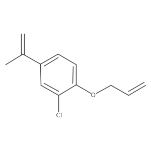 2-Chloro-4-(1-methylethenyl)-1-(2-propen-1-yloxy)benzene结构式