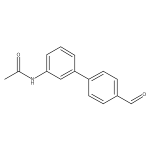 N-(4'-Formyl[1,1'-biphenyl]-3-yl)acetamide结构式