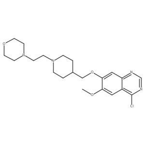 4-Chloro-6-methoxy-7-[[1-[2-(4-morpholinyl)ethyl]-4-piperidinyl]methoxy]quinazoline Structure