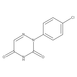 2-(4-Chlorophenyl)-1,2,4-triazine-3,5(2H,4H)-dione结构式
