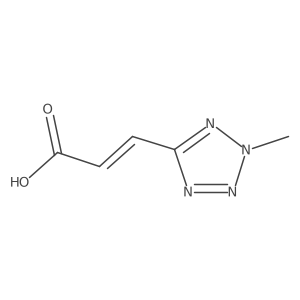 3-(2-methyl-2H-tetrazol-5-yl)-acrylic acid Structure