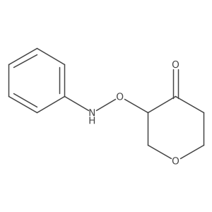 (3R)-3-anilinooxyoxan-4-one结构式