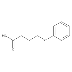 4-(2-Pyridinyloxy)butanoic acid Structure