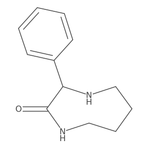 Hexahydro-3-phenyl-1,4-diazocin-2(1H)-one Structure