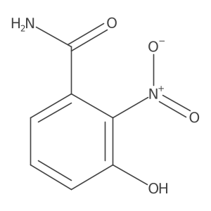 3-Hydroxy-2-nitrobenzamide结构式