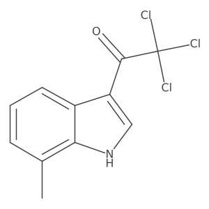 Ethanone,2,2,2-trichloro-1-(7-methyl-1h-indol-3-yl)-结构式