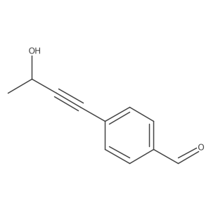 4-(3-Hydroxybut-1-yn-1-yl)benzaldehyde结构式