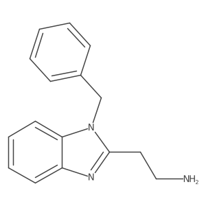 2-(1-benzyl-1H-1,3-benzodiazol-2-yl)ethan-1-amine结构式