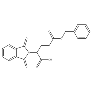 5-(Benzyloxy)-2-(1,3-dioxoisoindolin-2-yl)-5-oxopentanoic acid结构式