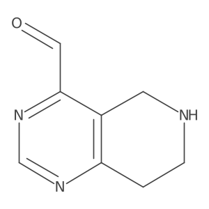 5,6,7,8-Tetrahydropyrido[4,3-D]pyrimidine-4-carbaldehyde Structure