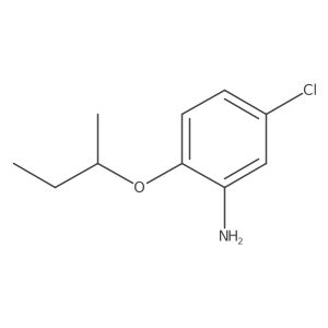 2-(Butan-2-yloxy)-5-chloroaniline结构式