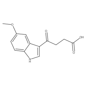 4-(5-methoxy-1H-indol-3-yl)-4-oxobutanoic acid Structure